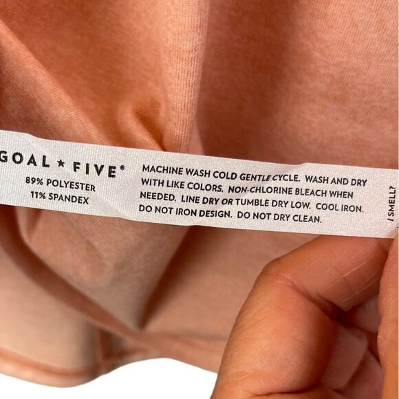 Goal‎ Five Luxe Faded Rose Foudy Women's Longsleeve Workout Top Size Medium - Picture 7 of 9